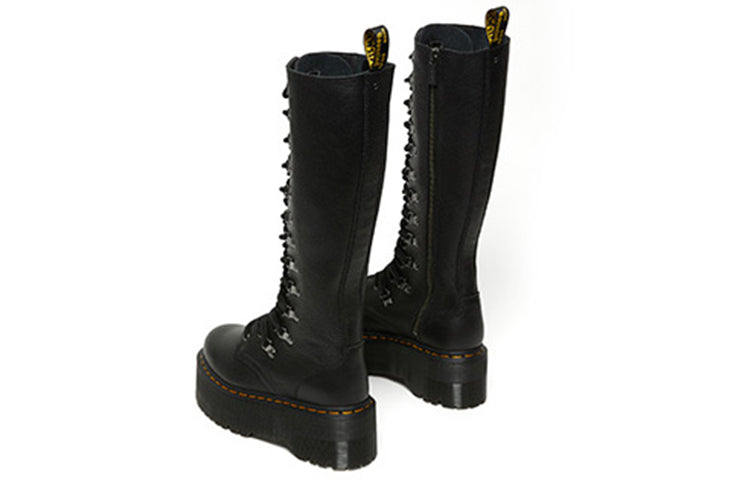 (WMNS) Dr.Martens 1B60 Max Hardware Leather Extra High Boots 'Black' 26899001