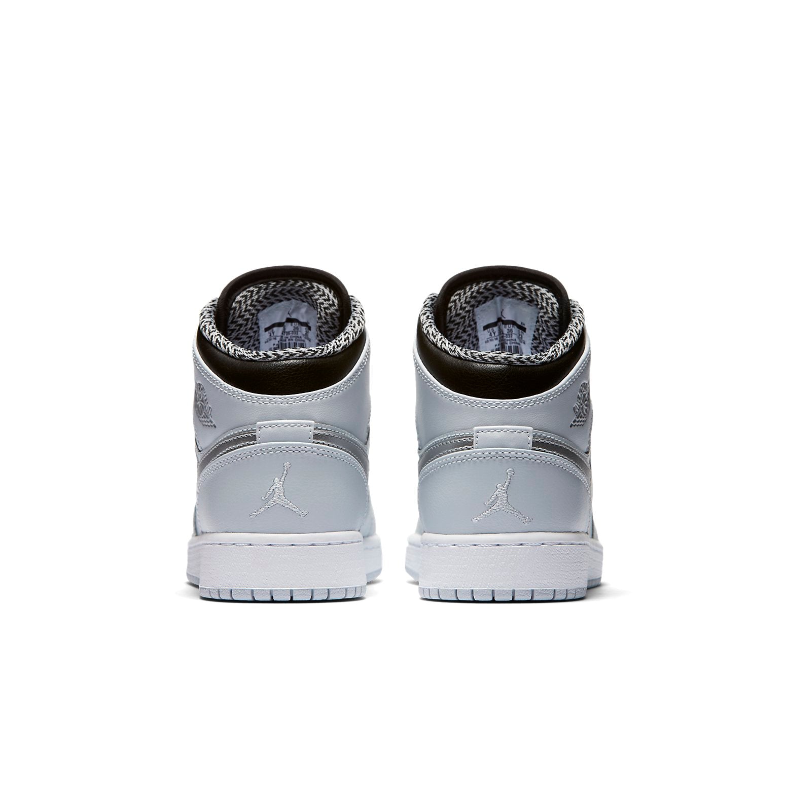 (GS) Air Jordan 1 Retro Mid 'Pure Platinum' 554725-032