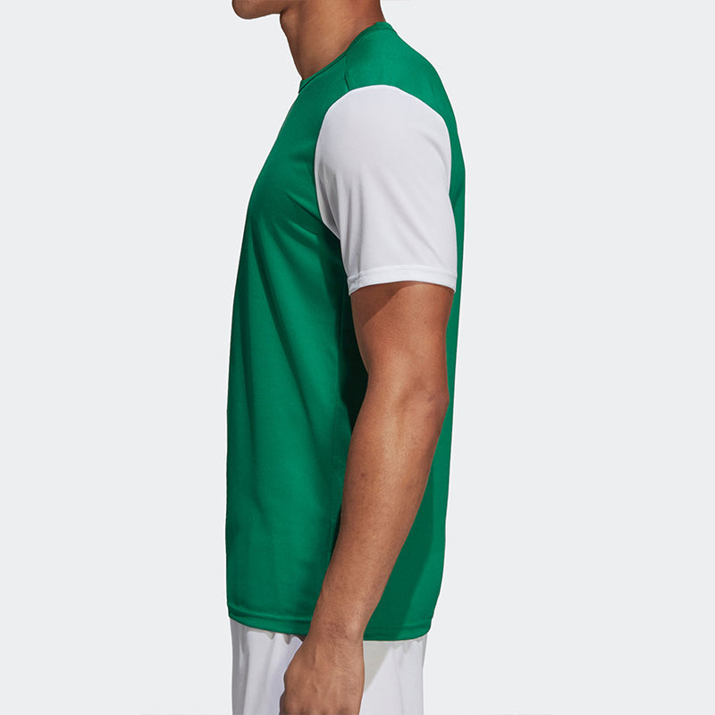 adidas Casual Training Sports Soccer/Football Short Sleeve Green DP3238