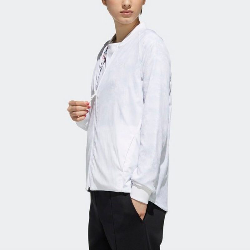 (WMNS) adidas neo Cs Windbreake Reversible Windproof Sports Jacket White DM2110