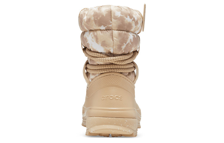 (WMNS) Crocs Classic Neo Puff Luxe Boots 'Beige White' 207312-2E9