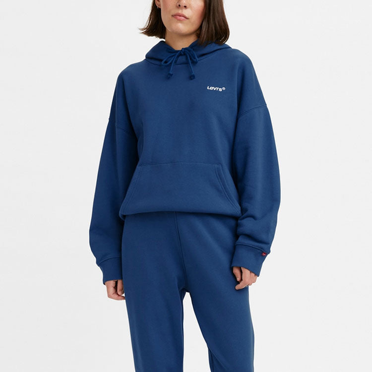 Levis Retro Small Logo Unisex Blue Pullover A0747-0012