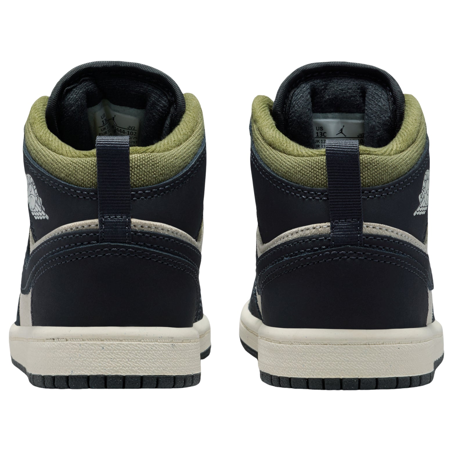 (PS) Air Jordan 1 Mid SE 'Off Noir Medium Olive' HV4444-102
