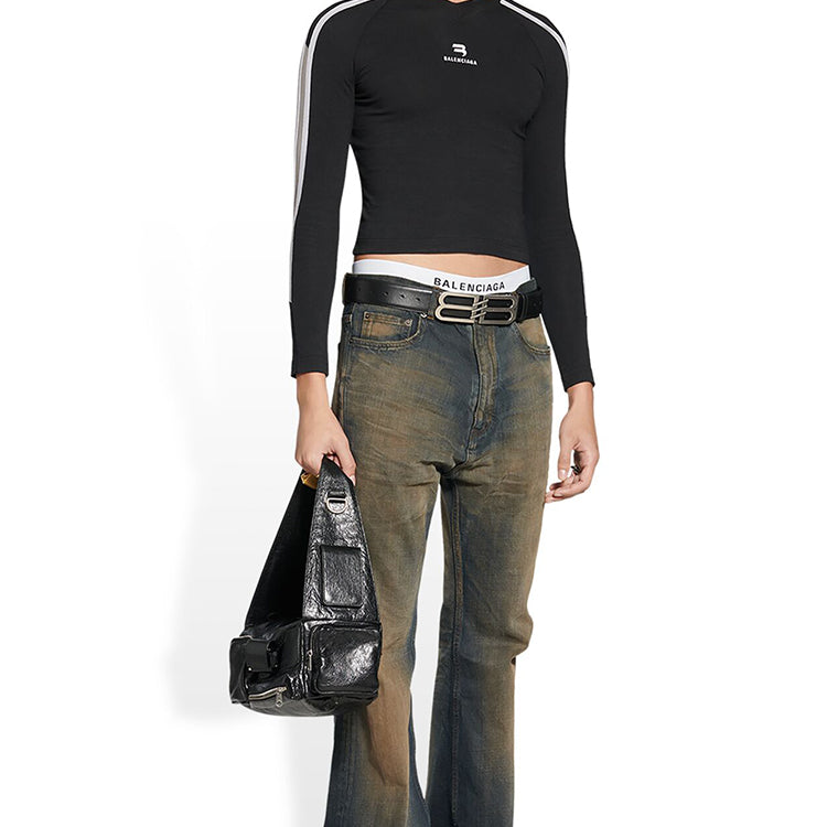 Balenciaga Superbusy Small Sling Bag 'Black' 702167210C81000