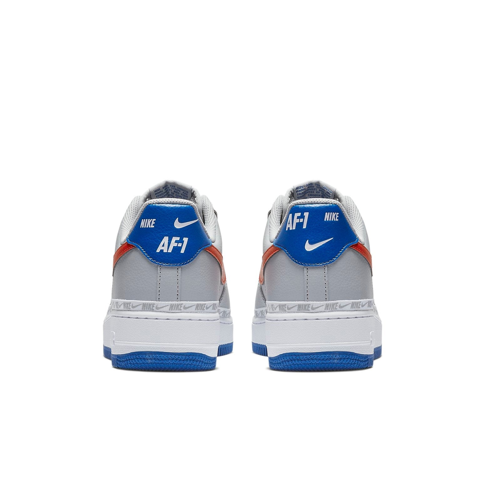 Nike Air Force 1 Low 'Overbranding Grey Blue Red' CD7339-001