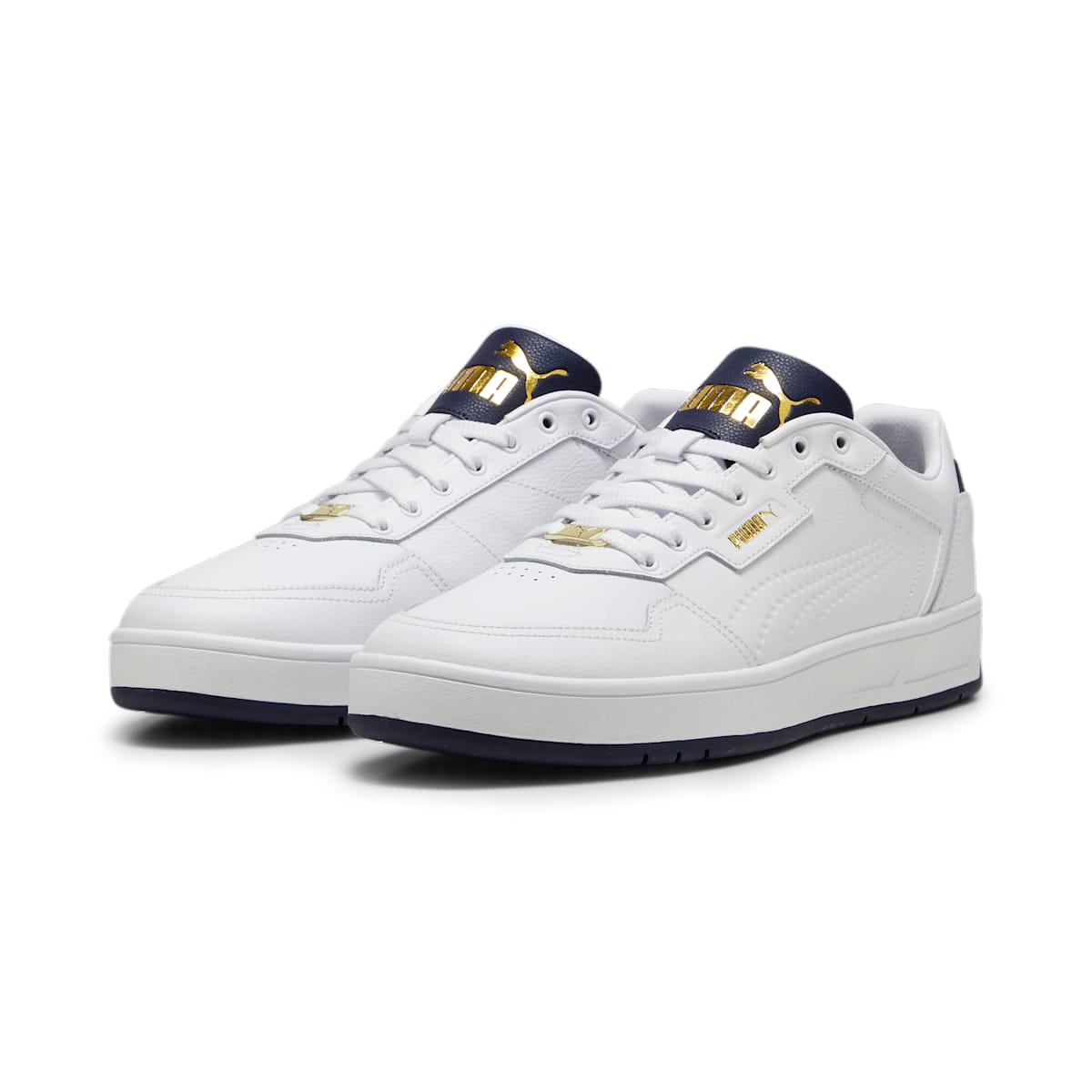 PUMA Court Classic Lux 'White Navy Gold' 395019-04