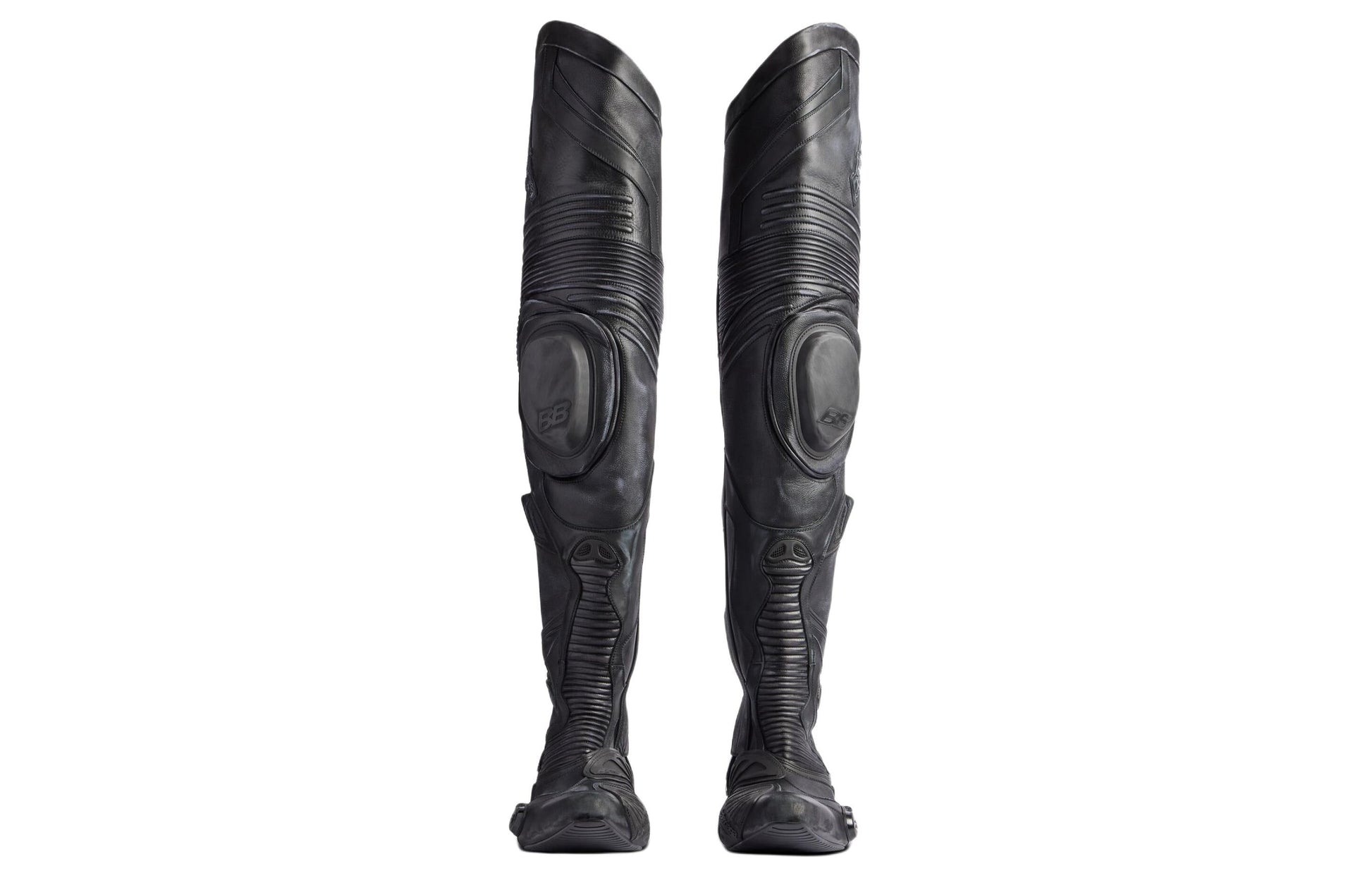 Balenciaga Biker Over-the-knee Boots 'Black' 771185WB6A21000