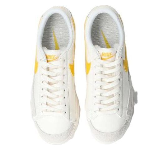 (WMNS) Nike Blazer Low Platform 'Sail Vivid Sulfur' DJ0292-111