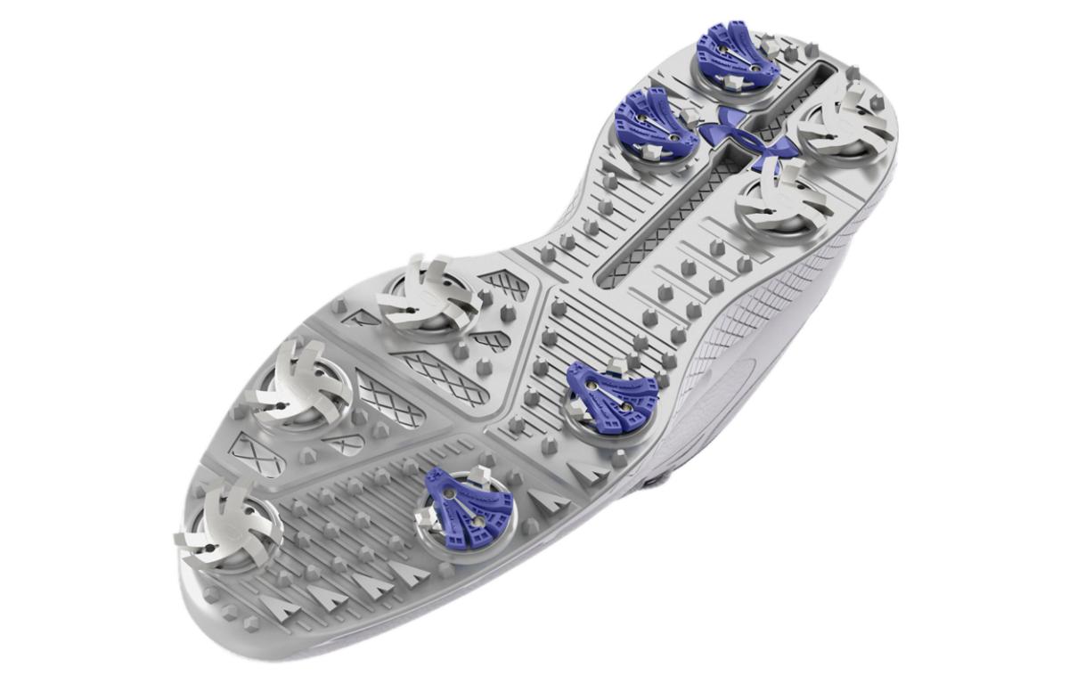 (WMNS) Under Armour Charged Breathe 2 Golf 'White Metallic Silver' 3026406-100