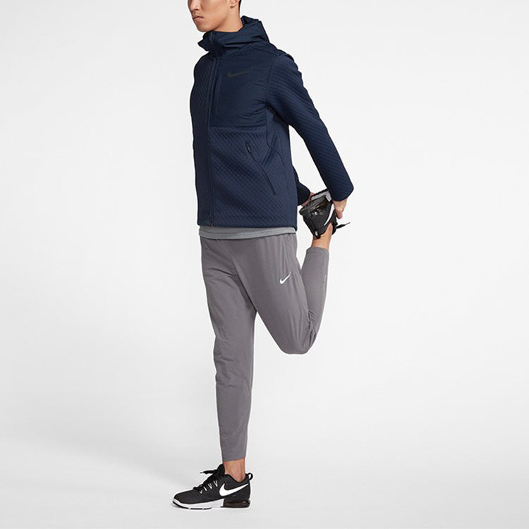 Nike Full-length zipper hooded training Jacket Blue BV3999-452