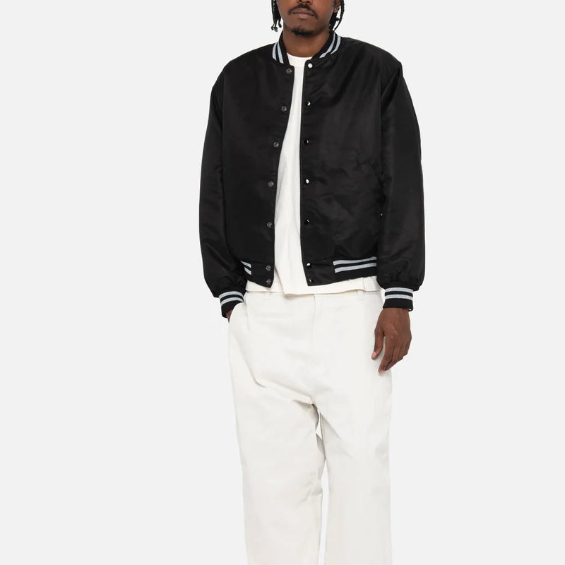 Stussy Sequins Satin Jacket 'Black' 115718