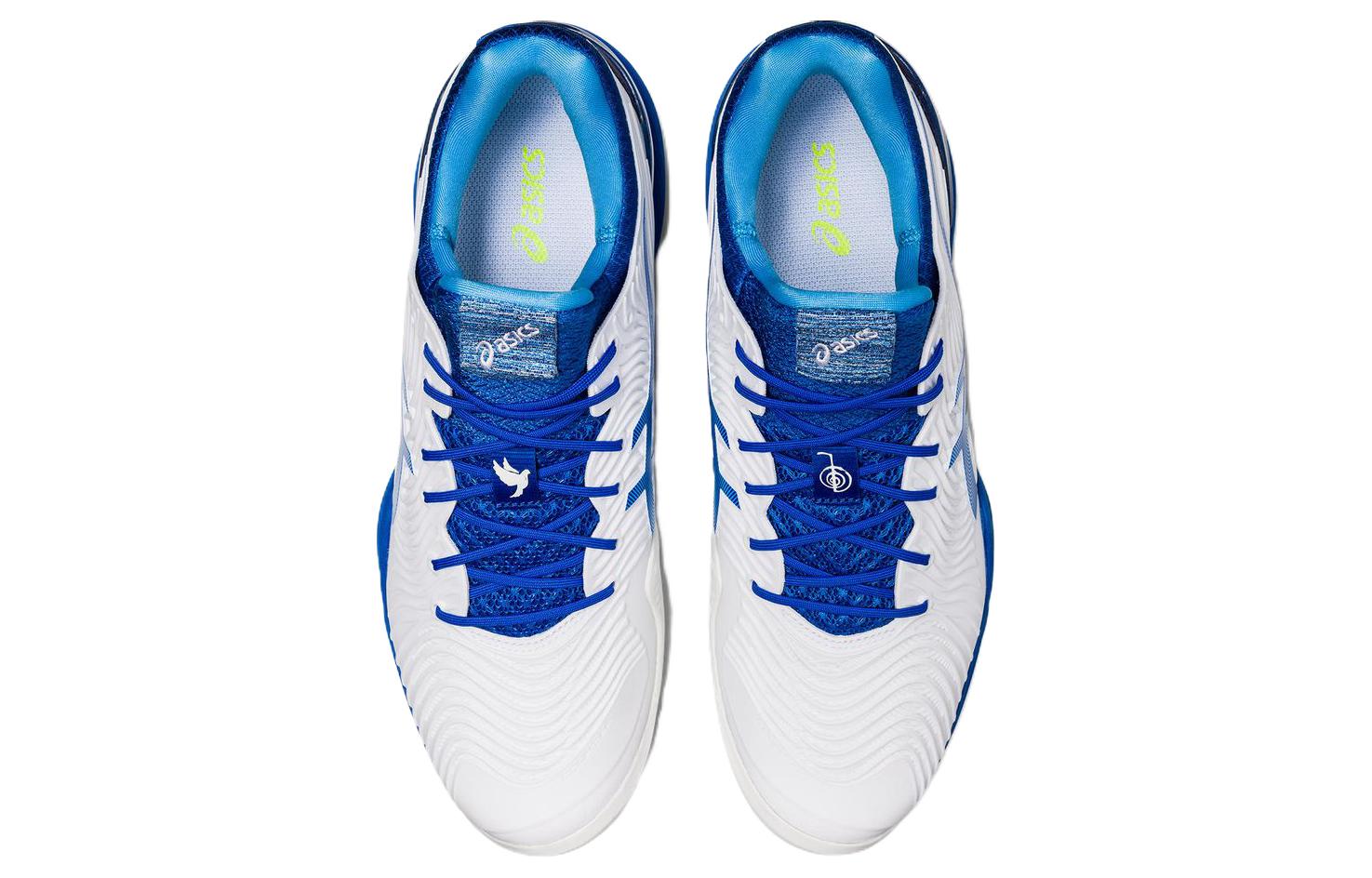 ASICS Court FF 2 Novak Clay 'White Tuna Blue' 1041A344-960