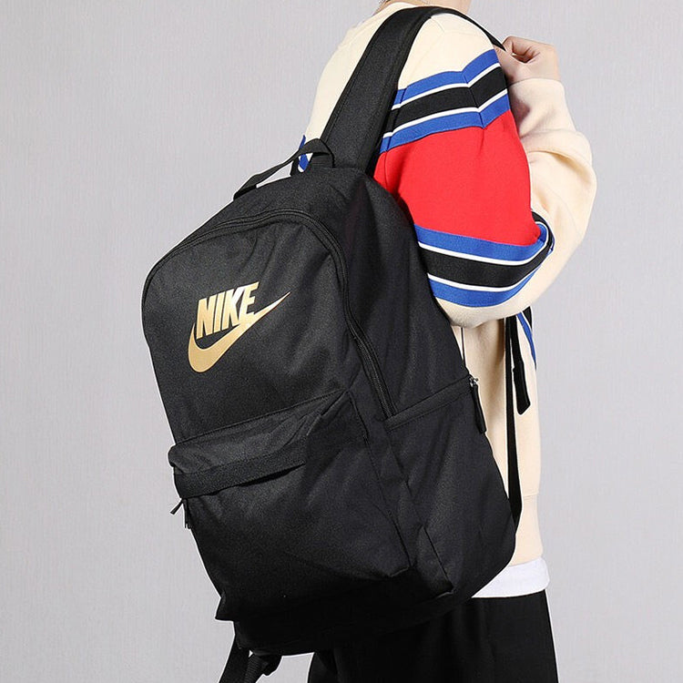 Nike Heritage 2.0 Backpack 'Black Metallic Gold' BA5879-013