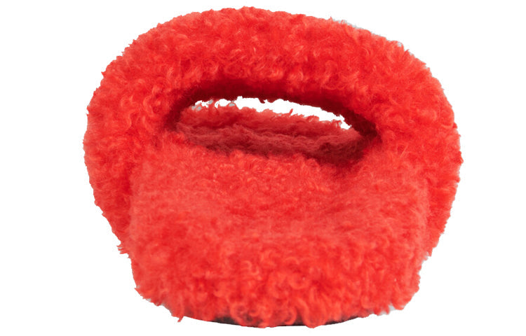 (WMNS) Balenciaga Furry Slides 'Red' 654261W2DO16596