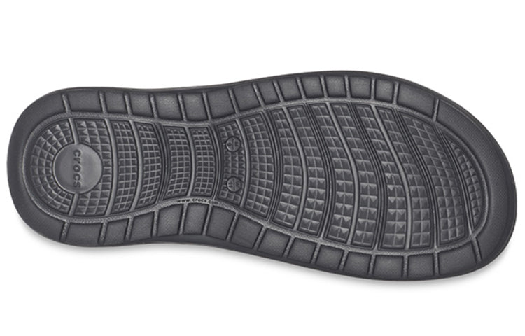Crocs Reviva Flip-Flops White Black 205715-060
