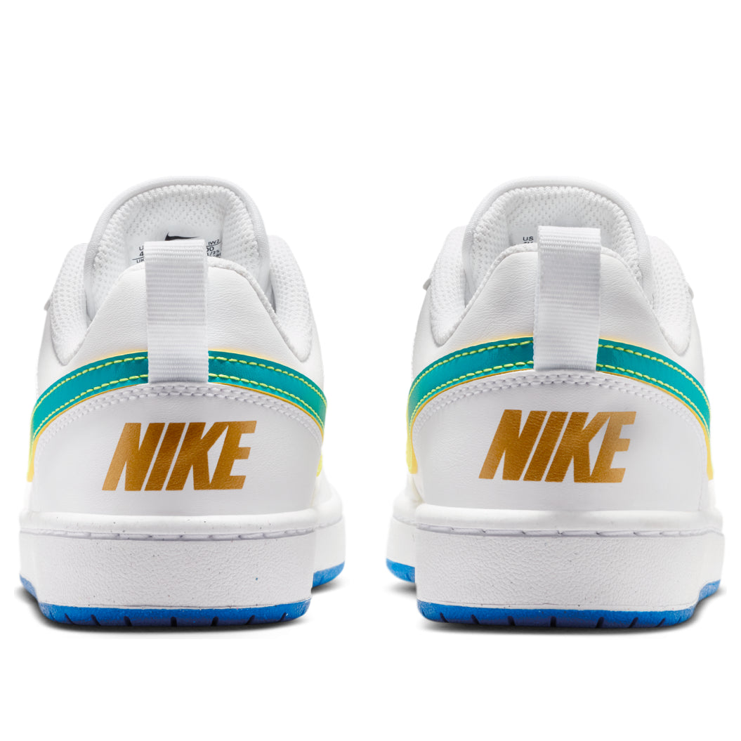 (GS) Nike Court Borough Low 'White Soar Sonic Yellow' IR3997-100