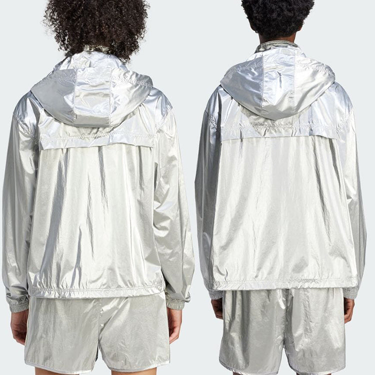 adidas x Wales Bonner Silver Anorak Jacket 'Silver' IB3254