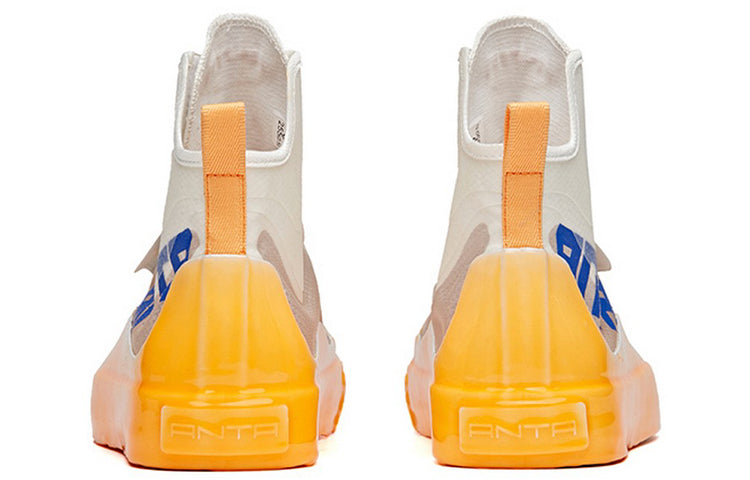 ANTA Canvas High 'White Yellow Blue' 112028656-4