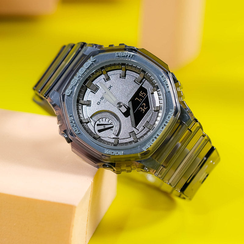 CASIO G-Shock Analog-Digital 'Translucent Black' GMA-S2100SK-1APR