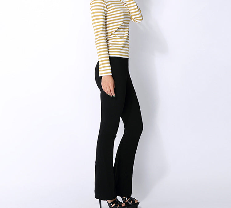(WMNS) COMME des GARCONS PLAY Striped Long Sleeves Tee 'Yellow White' AZ-T217-051-5