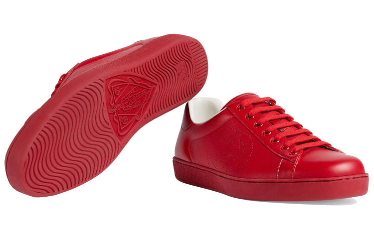 Gucci Ace 'Interlocking G - Hibiscus Red' 599147-AYO70-6463