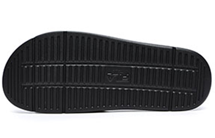 (WMNS) FILA FUSION Como Slippers 'Black White' T12W227510FBS