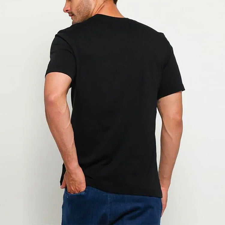 Nike Air Max Printed Loose-Collar Short-Sleeved Male Black BQ0703-010