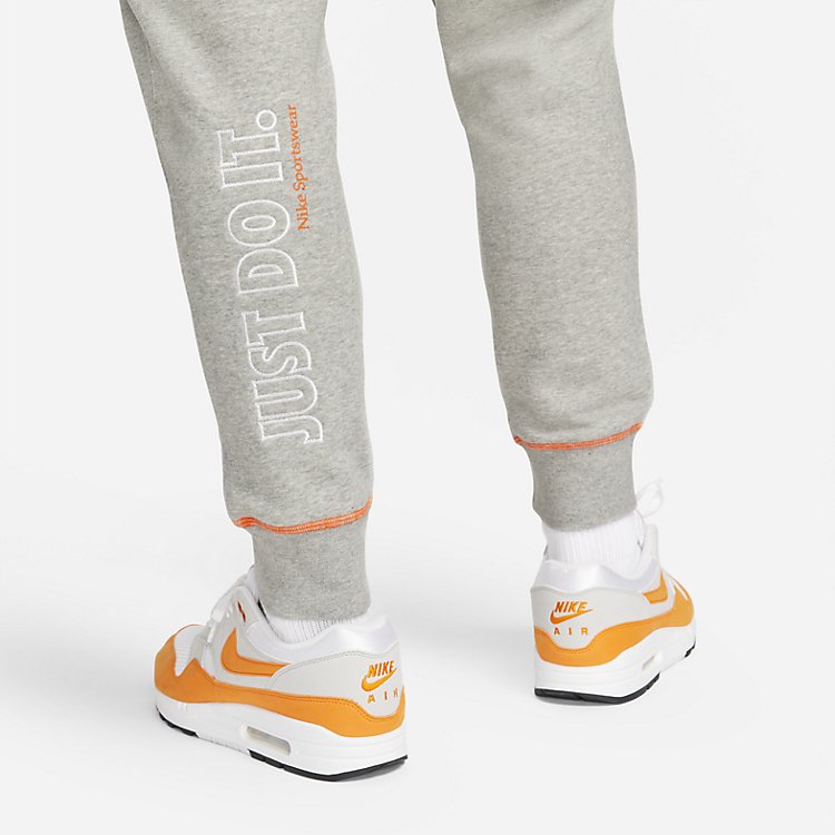 Nike Sportswear Just Do It Fleece Cargo Pants 'Dark Heather Grey' DD6267-063