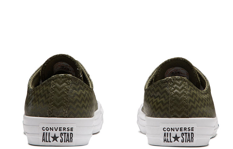 (WMNS) Converse Chuck Taylor All Star Leather Green 566131C