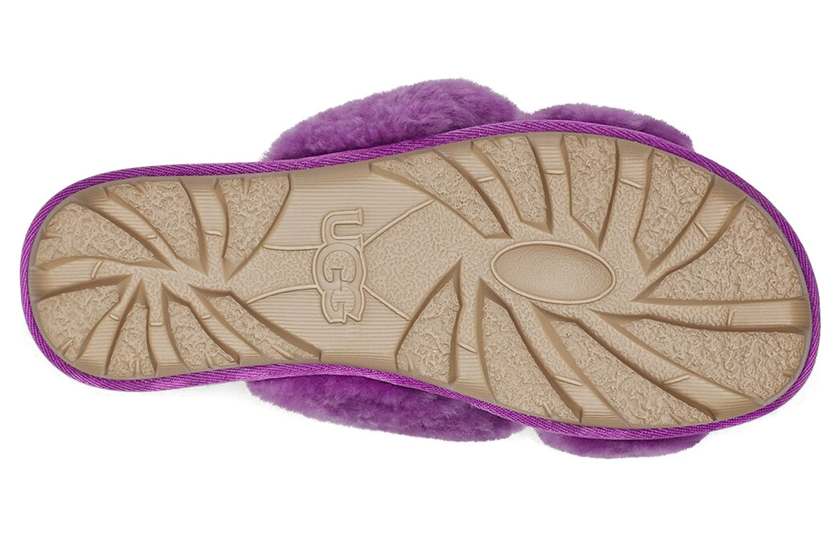 (WMNS) UGG Fuzzette Purple Slippers 1107955-MGNL