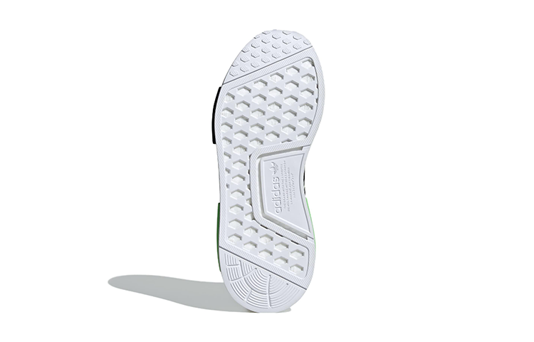 (GS) adidas NMD_R1 'Black Lucid Lime' IG9971