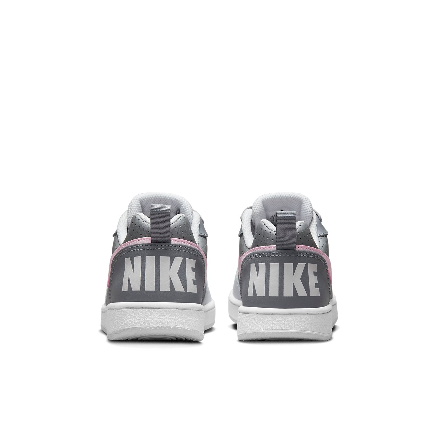 (GS) Nike Court Borough Low 'Grey Pink' 845104-008