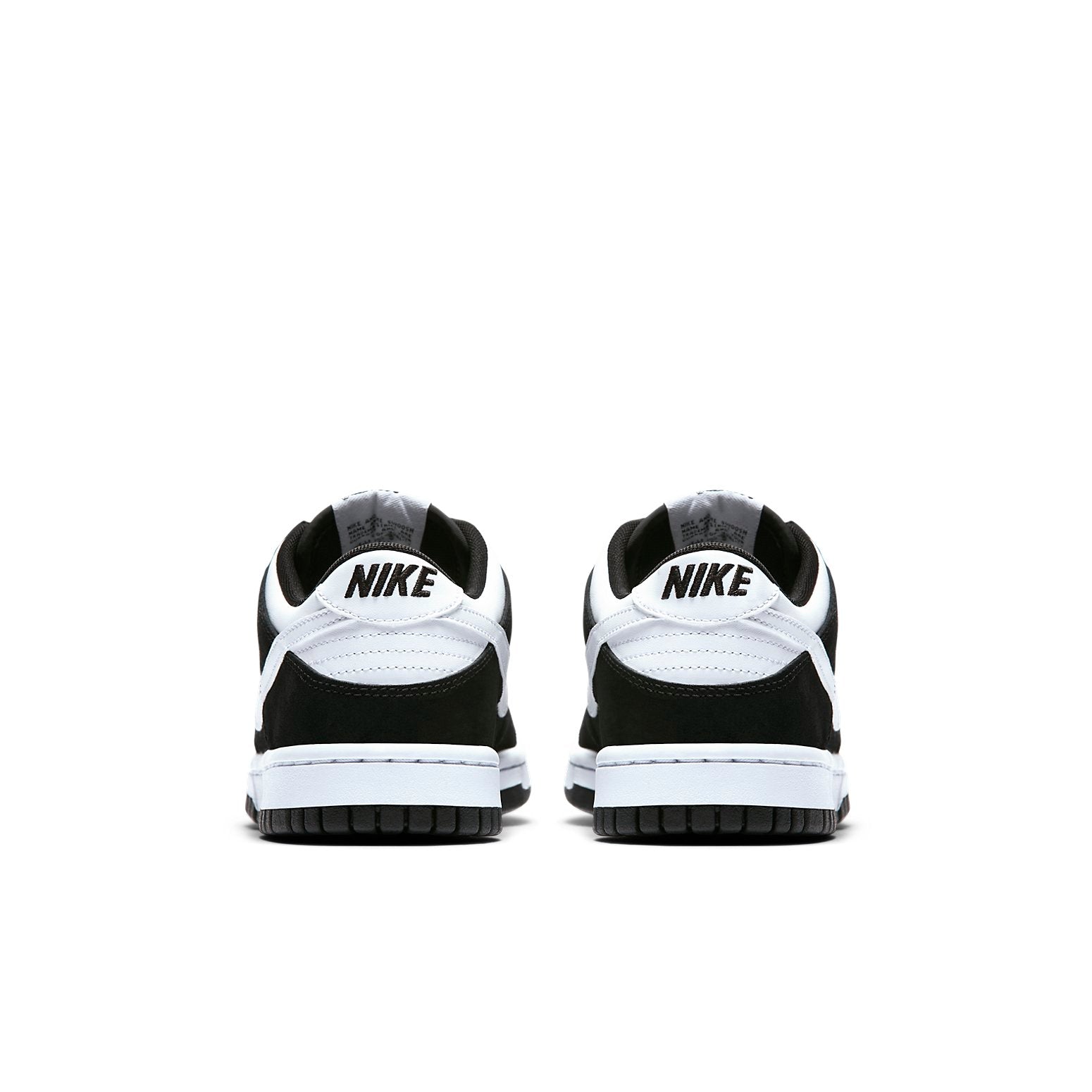 (GS) Nike Dunk Low 'Black White Swoosh' 310569-020
