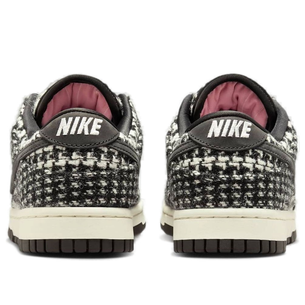(WMNS) Nike x Harris Tweed Dunk Low 'White Black' HQ5036-901