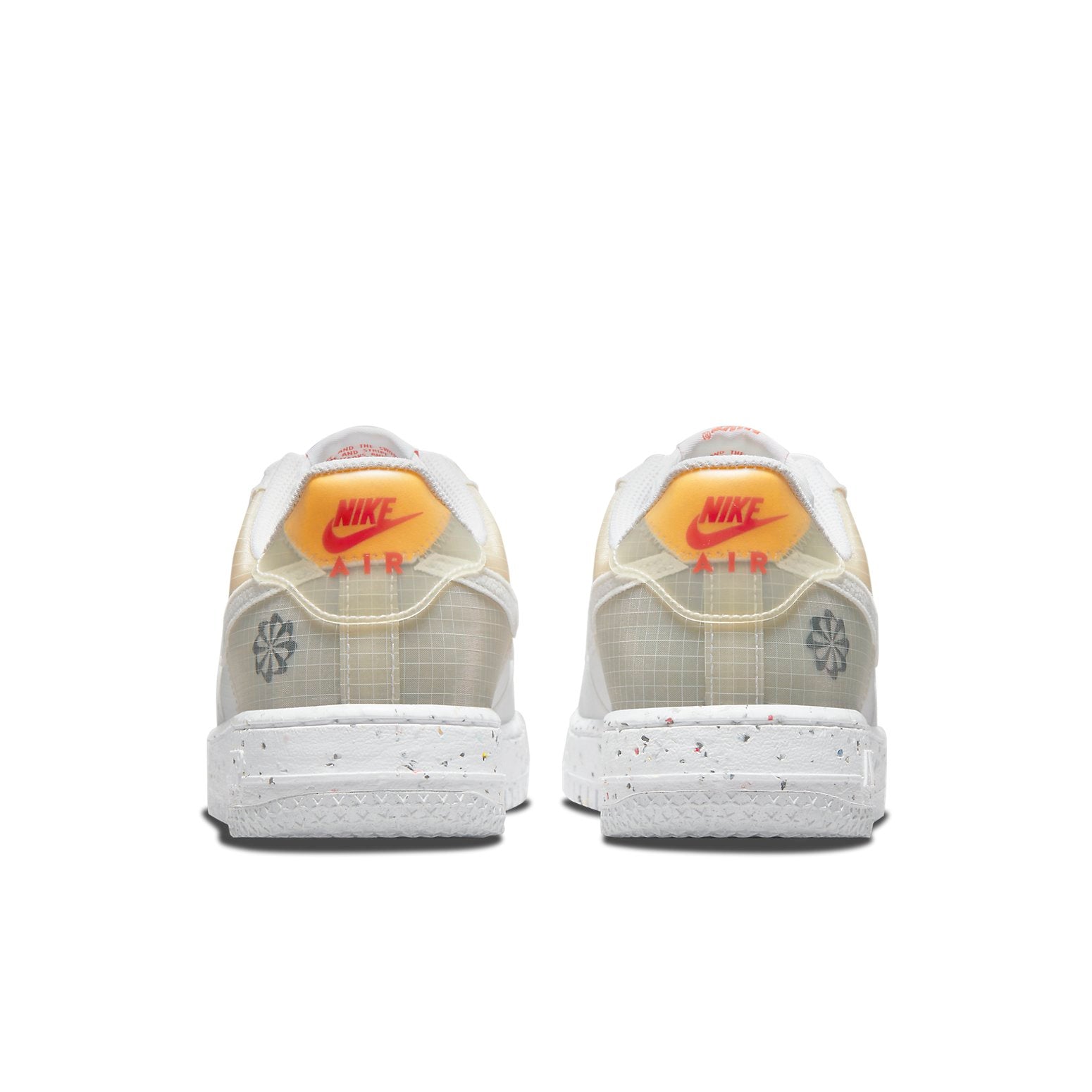 (WMNS) Nike Air Force 1 Crater 'Move To Zero - White Orange' DO7692-100