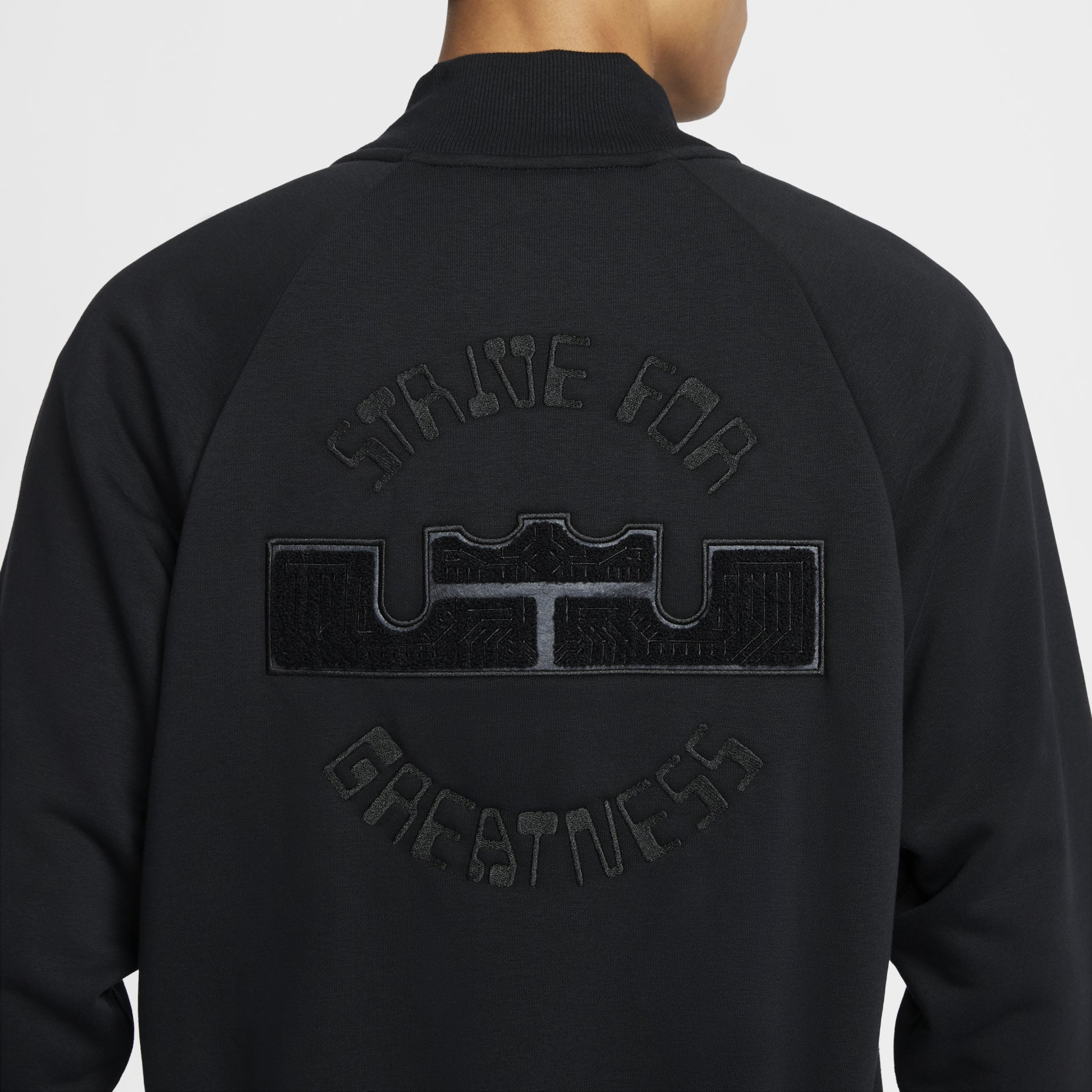 Nike LeBron Standard Issue Therma-FIT Basketball Jacket Asia Sizing 'Black Grey' FZ1035-010