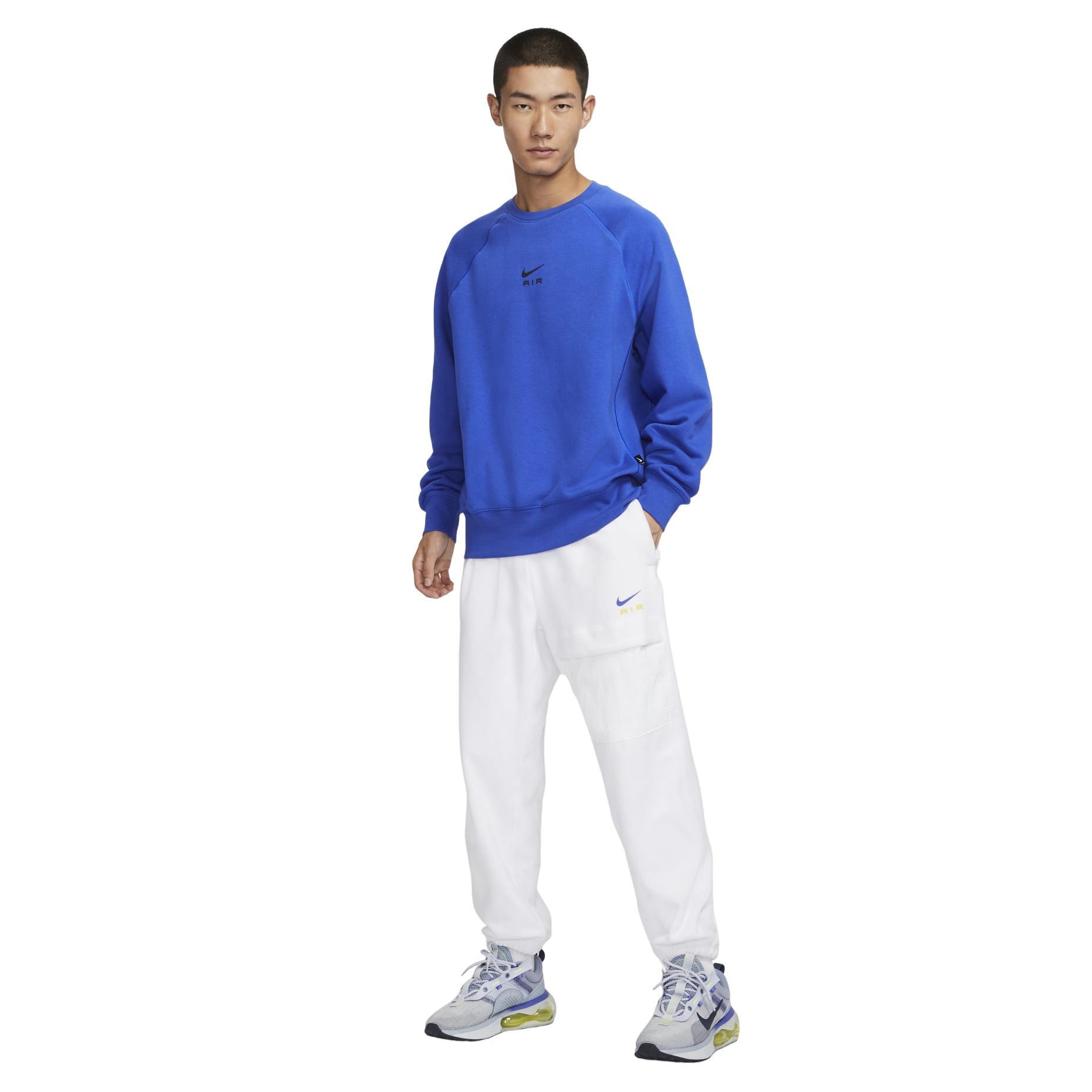 Nike Air Fleece Crew Sweatshirt 'Blue' FB7204-480