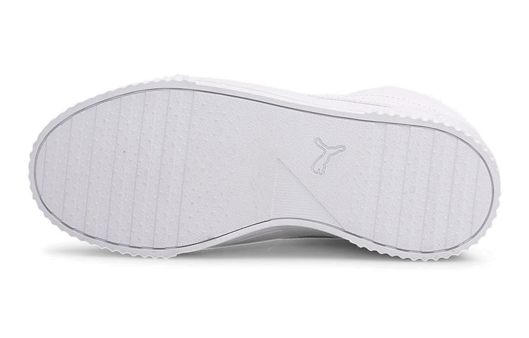 (GS) PUMA Carina Mid Mid-high Board Shoes White 374440-01