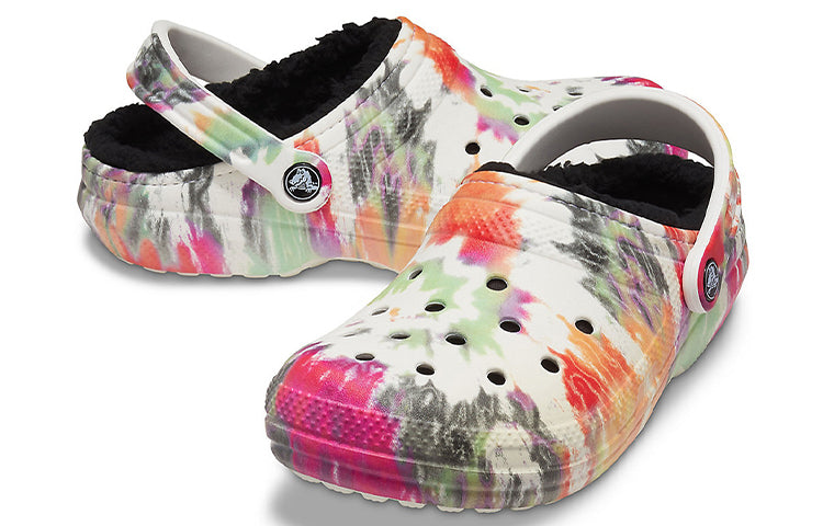 Crocs Classic Clog Tie Dye ‘Multi-Color Black’ 206341-0C4