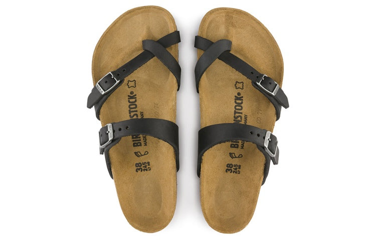 Birkenstock Mayari Natural Leather Oiled 'Black' 0171481