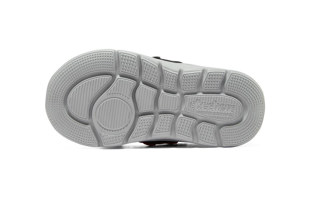(TD) Skechers Tiger Comfy Casual Shoes 'Black Red' 407226N-BKRD