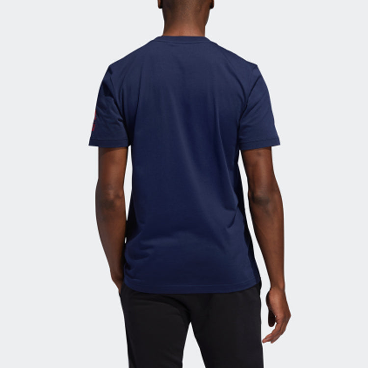 adidasx Crossover Basketball Short Sleeve Navy Blue DX6982