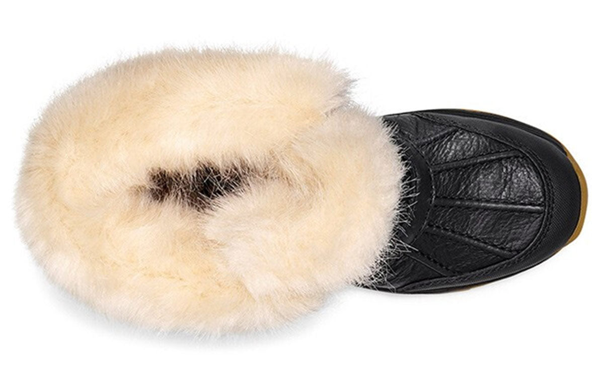 (WMNS) UGG Adirondack Boot III Fluff Fleece Lined Black 1103849-BLK
