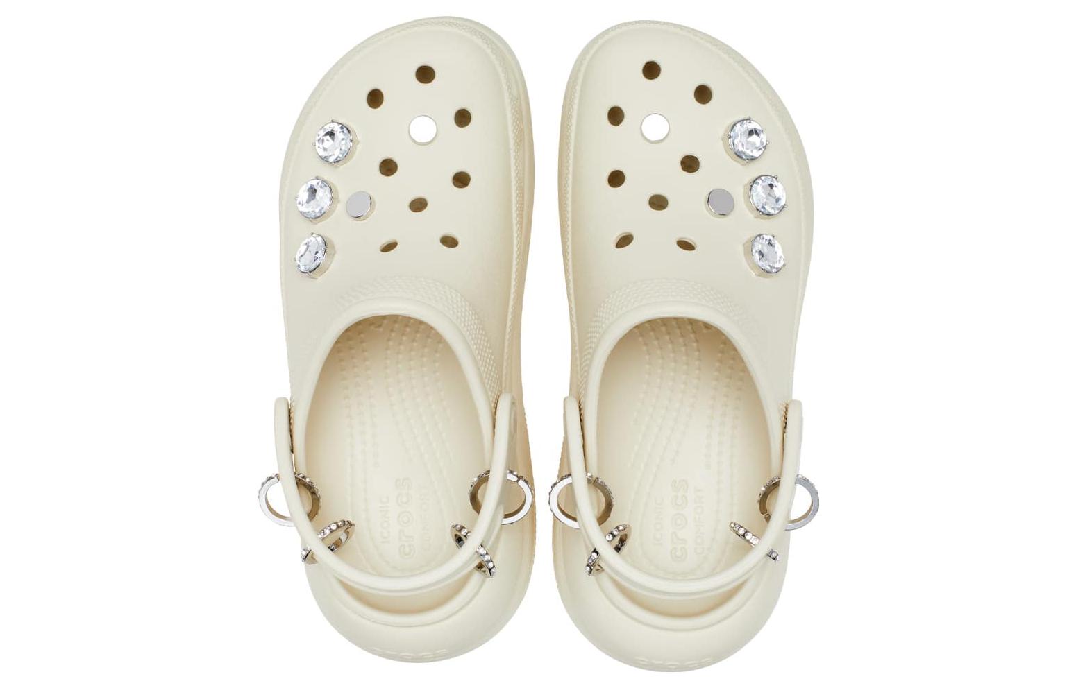 Crocs Classic Crush Punk Clogs 'Bone' 208219-2Y2
