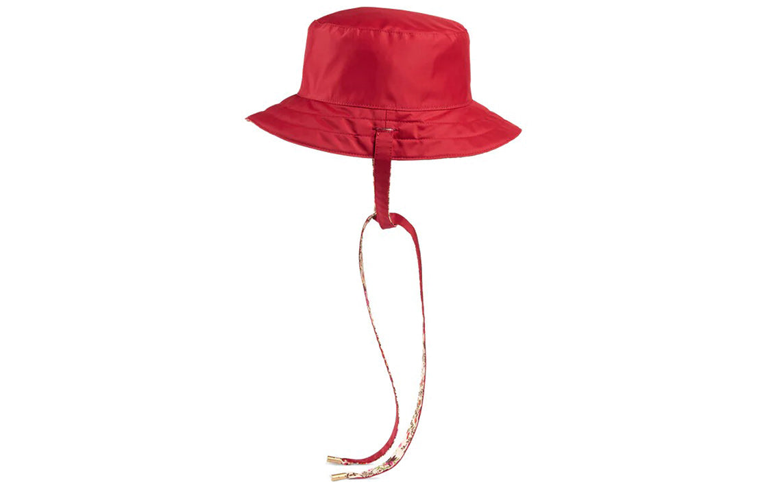 Gucci Floral Print Hat With Gucci Eschatology Label 'Pink' 656165-4HAFM-9879