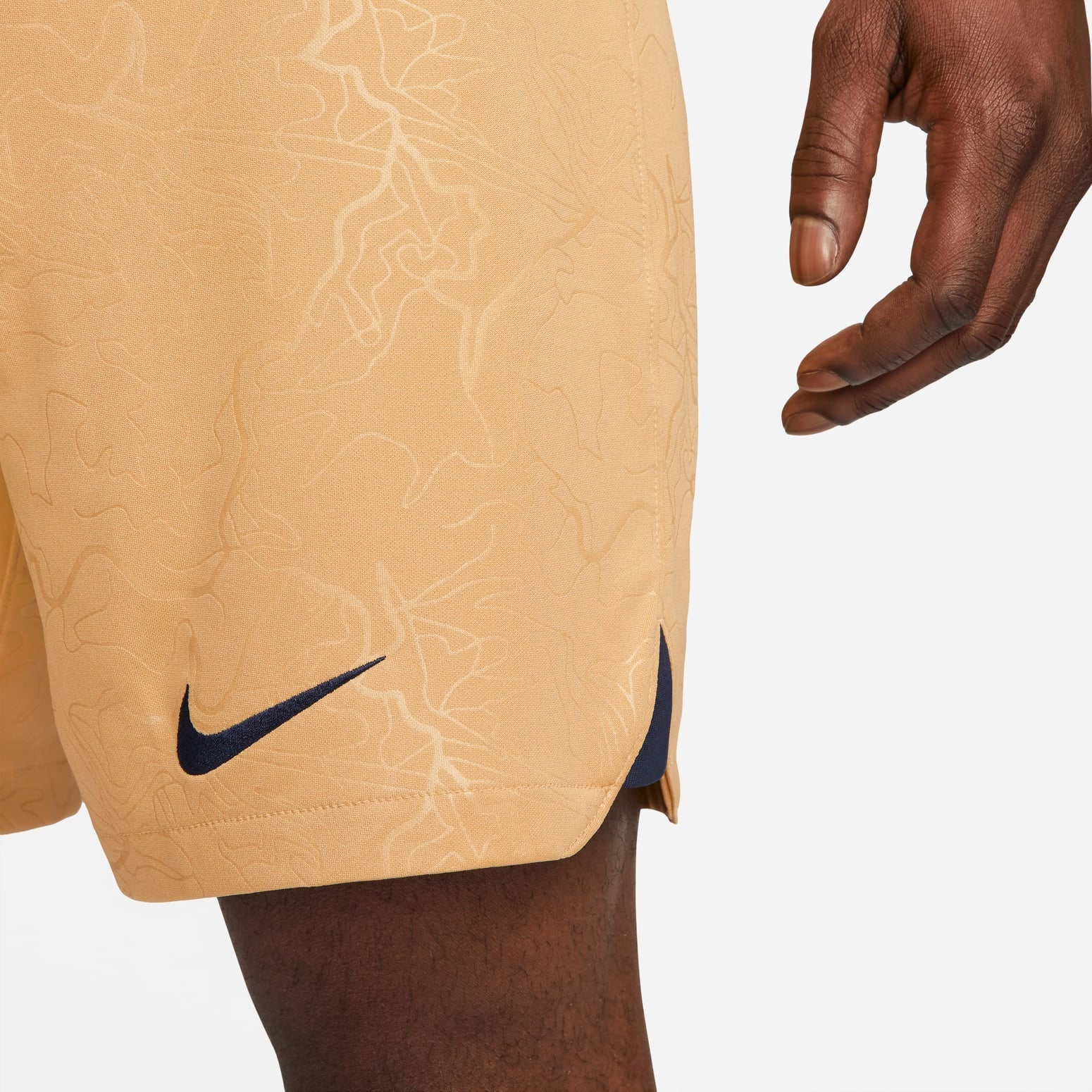 Nike FC Barcelona 22-23 Stadium Away Shorts 'Tan' DJ7734-714