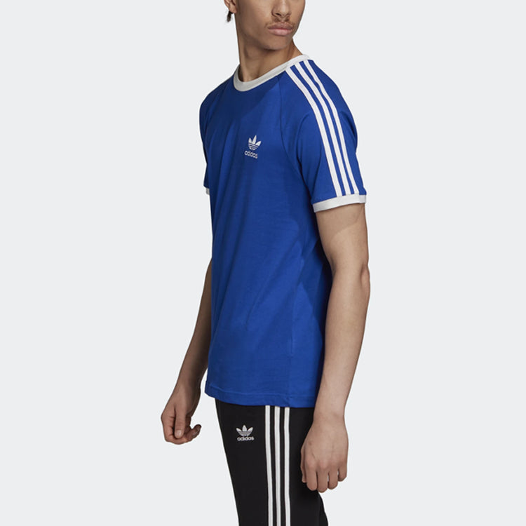 adidas originals Casual Sports Short Sleeve Blue GD9936