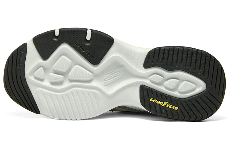 Skechers D'Lites 4.0 Shoes 'Black Beige Green' 894286-BKNT