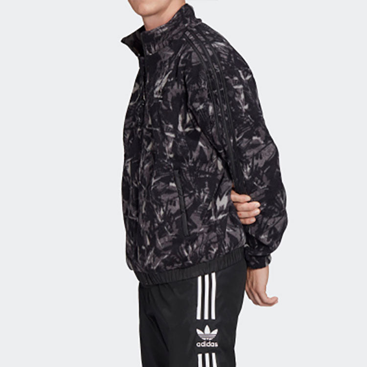 adidas originals Polar Fleece AOP Jacket For Men Black GD0007