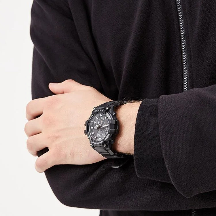 CASIO Waterproof Mens Navy Blue Analog MCW-110H-1A
